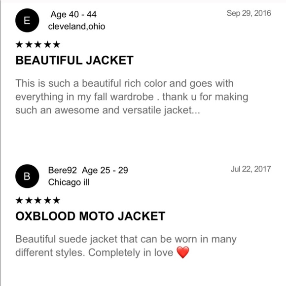 Express OXBLOOD Genuine Suede Leather Moto Jacket - Picture 7 of 8