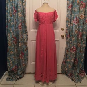 Torrid embroidered maxi dress size 2
