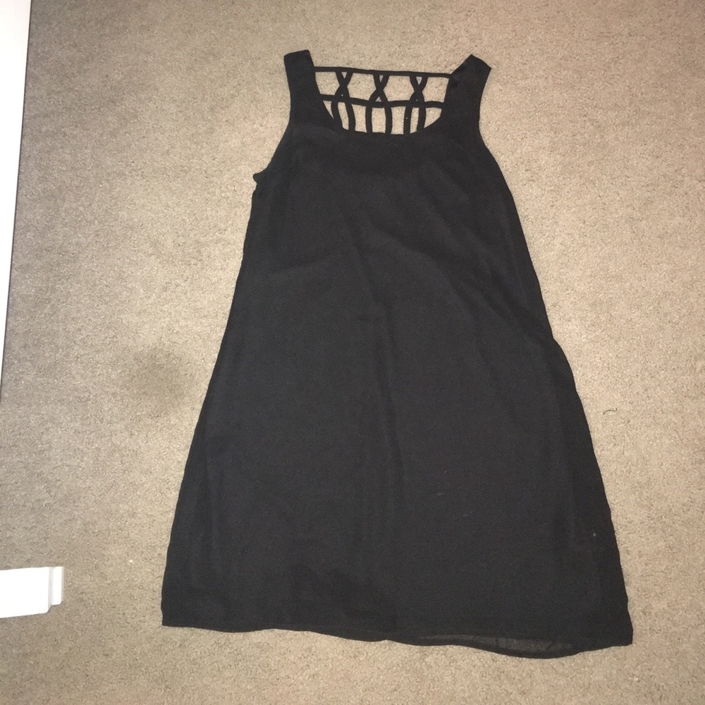 Black tank top dress
