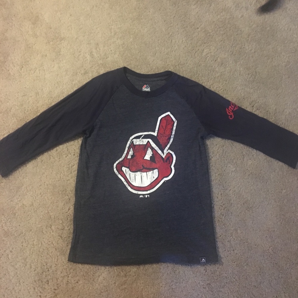 Kids Indians three quarter length shirt