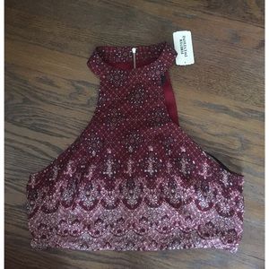 Forever 21 woven crop top