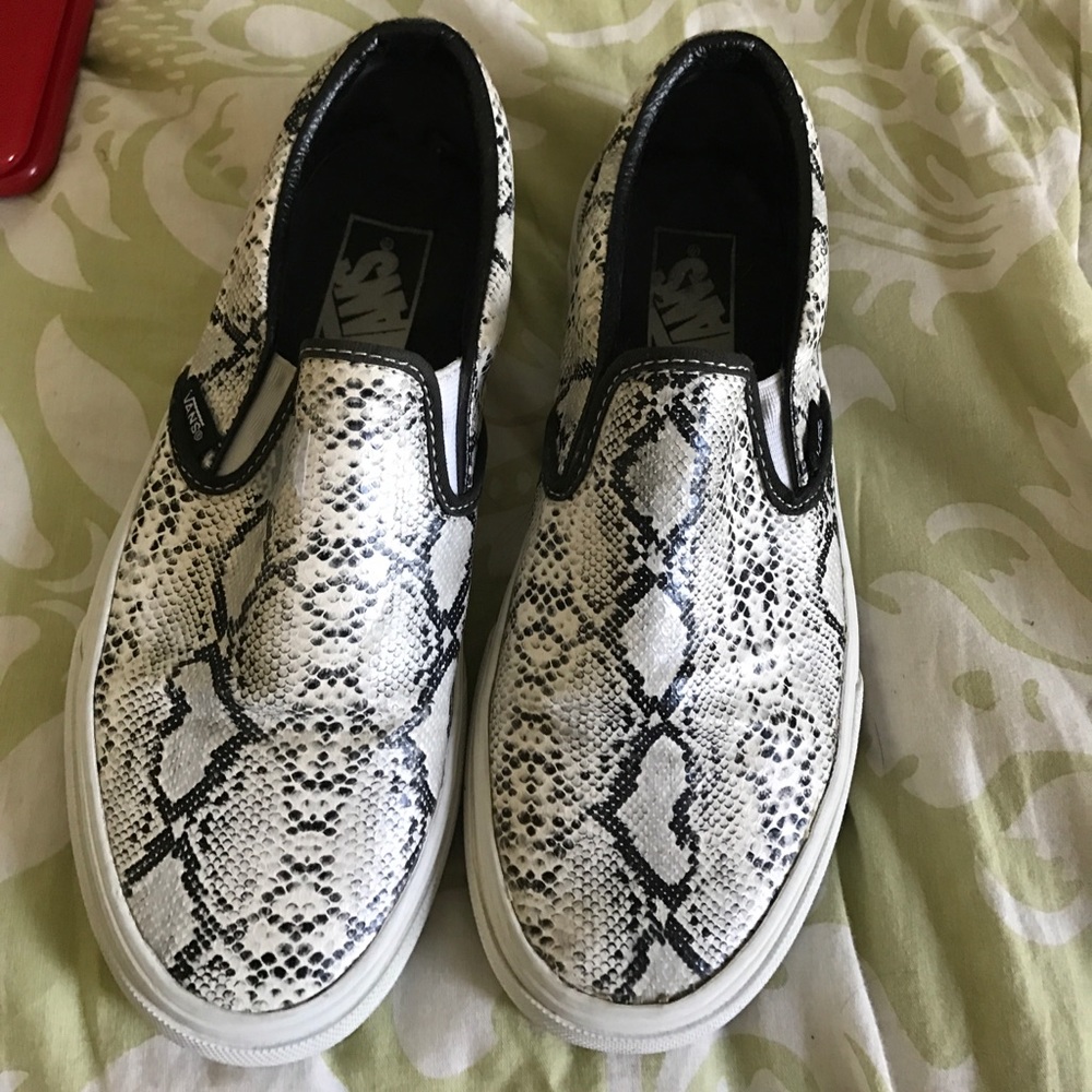 Snake skin vans