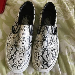Snake skin vans