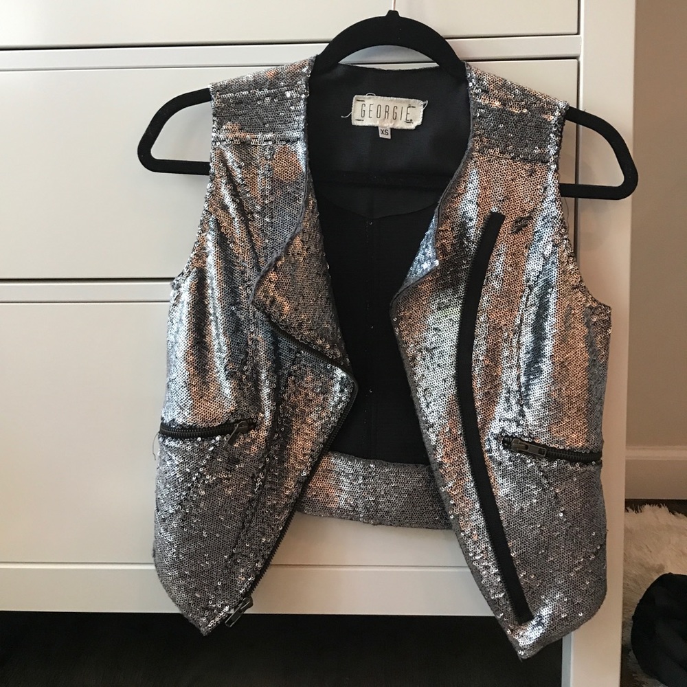 Georgie sequin vest