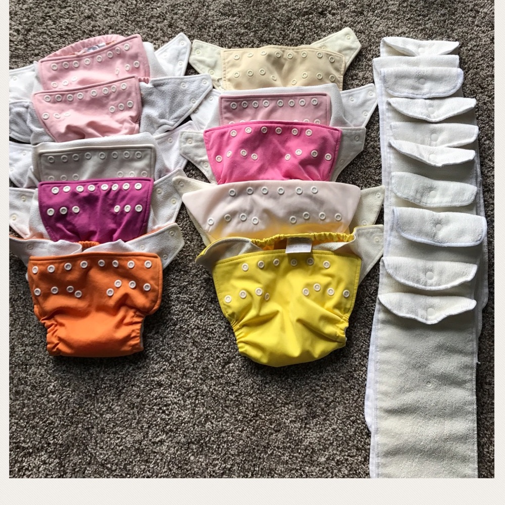 Huge Lot FuzziBuns Cloth Diapers