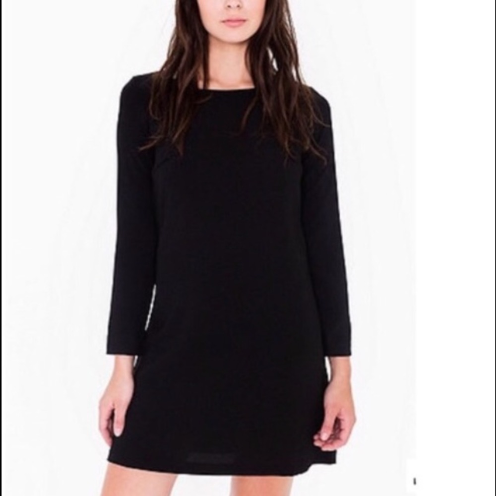 American apparel black Gia mini dress