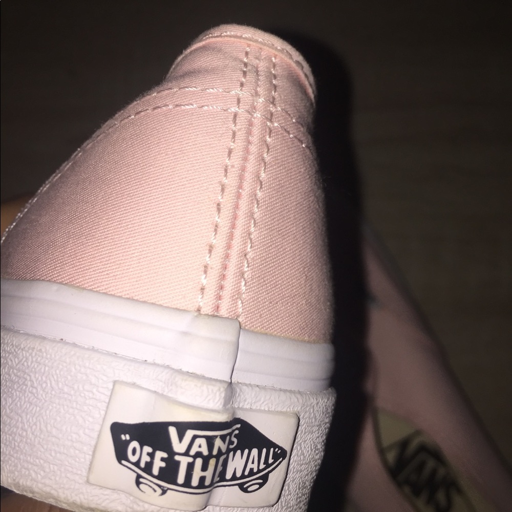 Pink Vans slip-ons