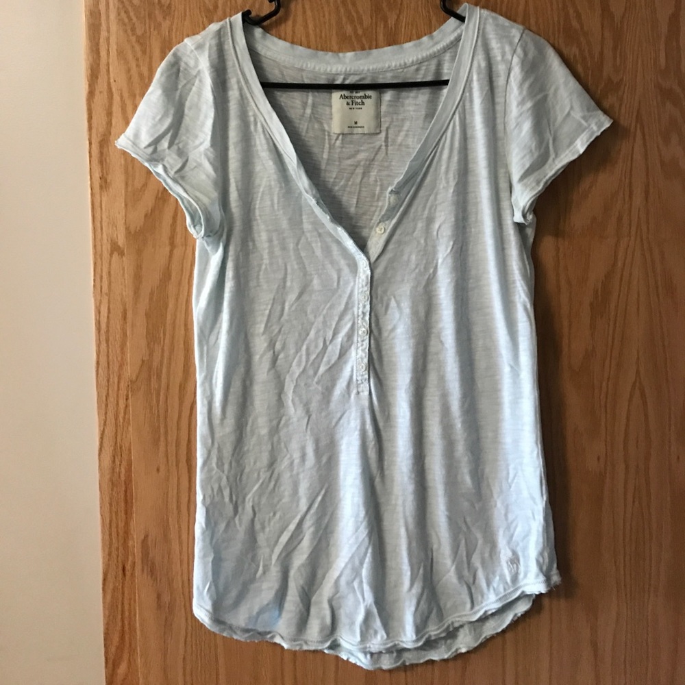 Light blue simple tee