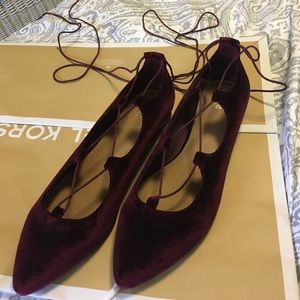 Brand new lace up flats