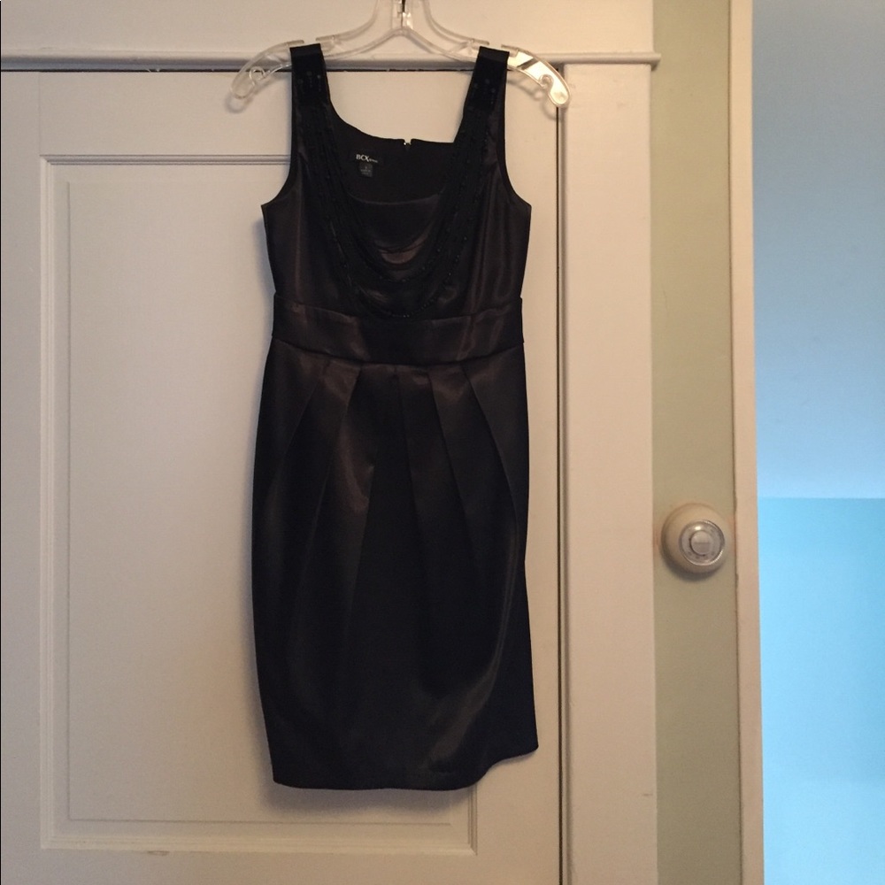 Black cocktail dress.