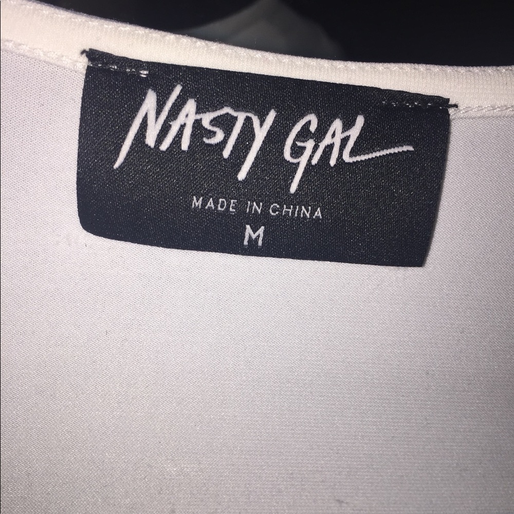 Nasty Gal White Tie Dress in white - Picture 2 of 4