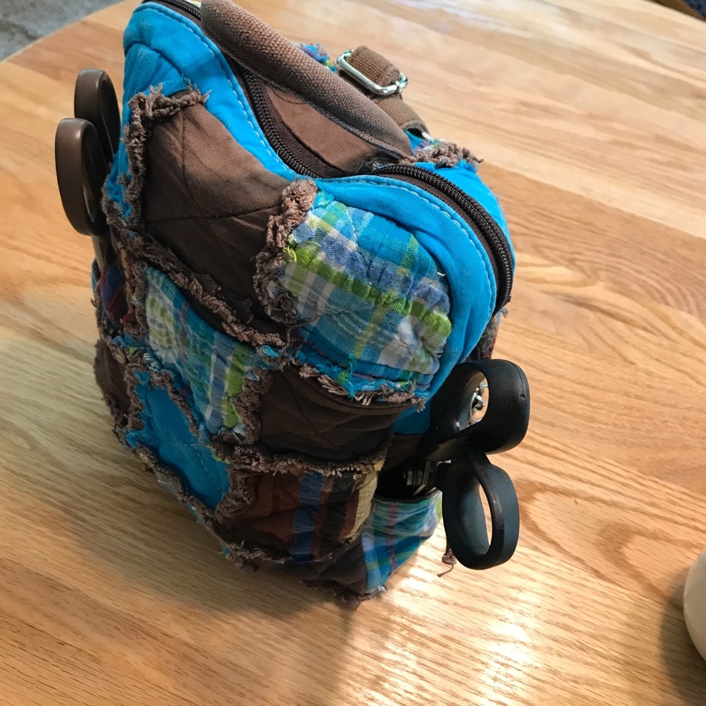 Quilted Rag Back Pack Purse/Bookbag - Picture 8 of 8