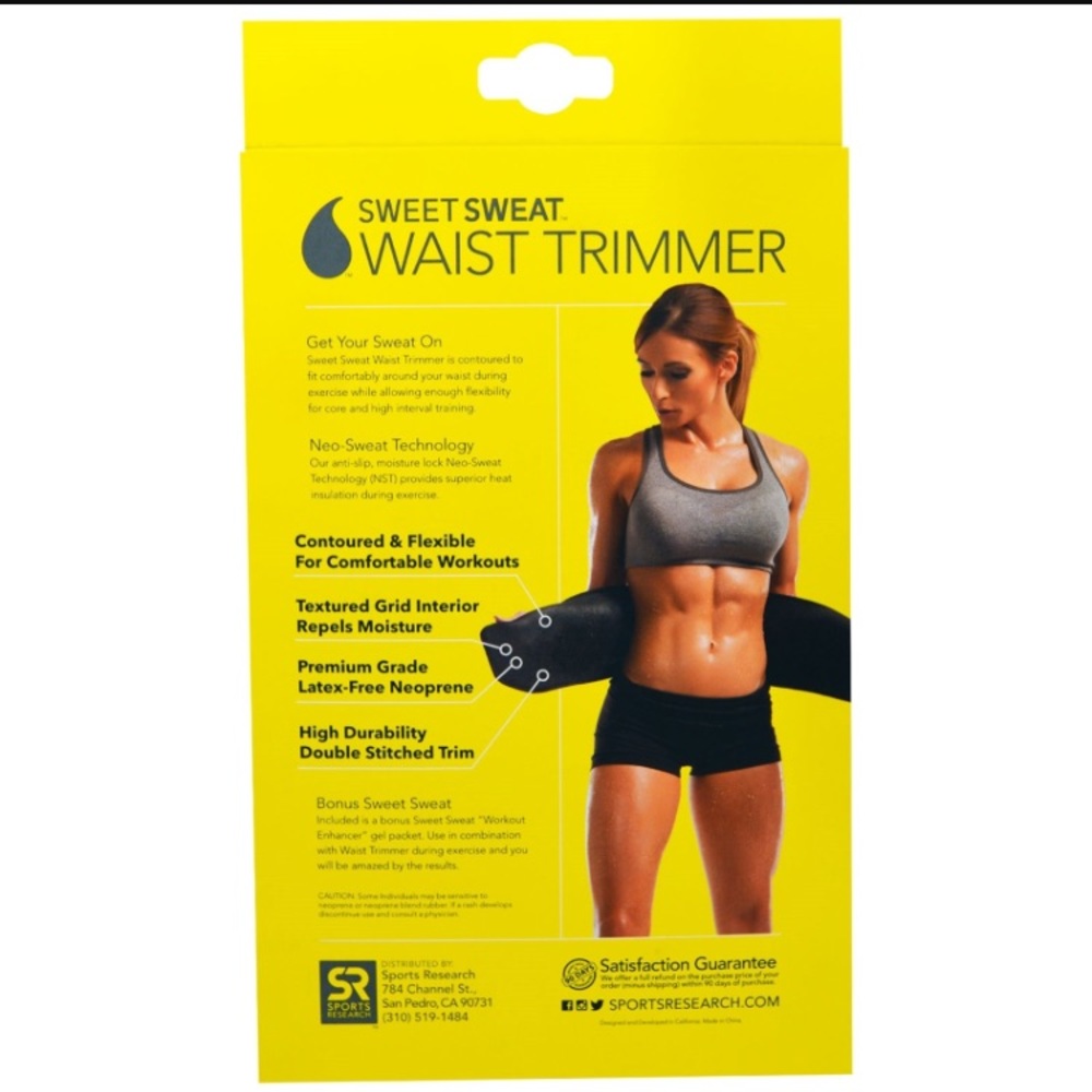 Sweet Sweat Premium Waist Trimmer and Thigh