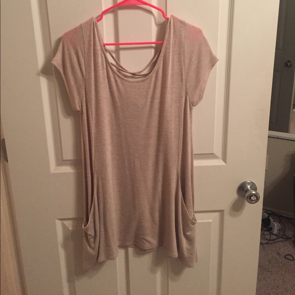 Sand colored tunic. NWT