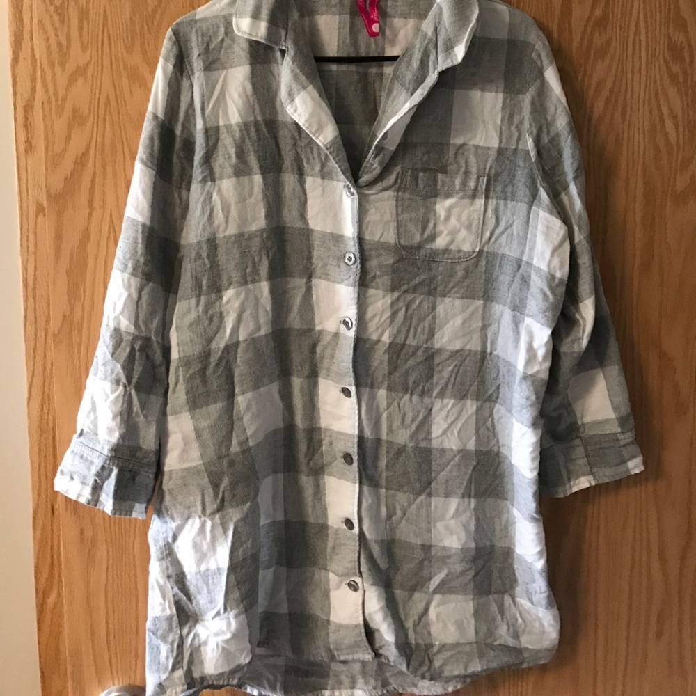 Oversized pajama flannel