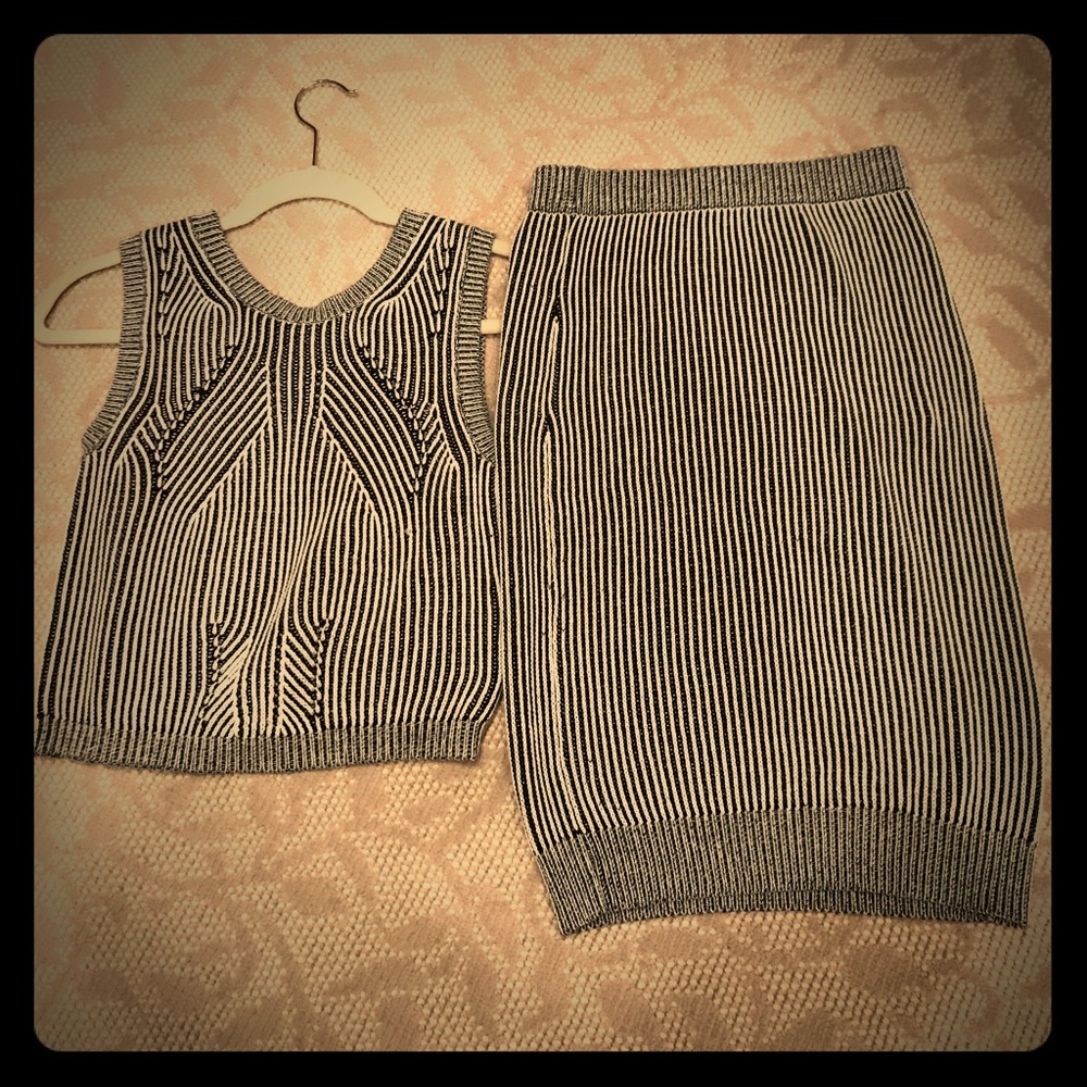 Leith Matching Skirt and Crop Top Combo