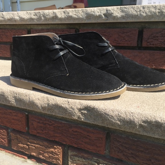 Black Suede Chukka Boots