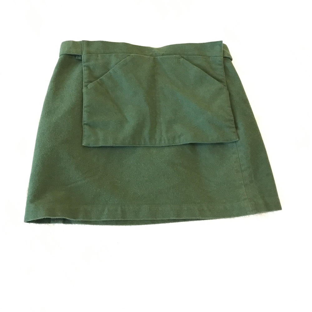 Kate spade Saturday army green corduroy skirt 6