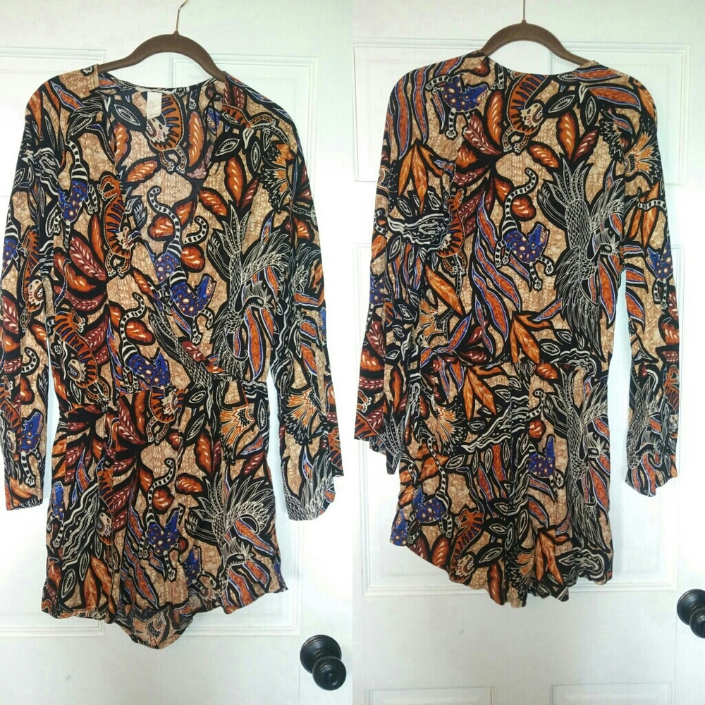 NWOT multicolored Romper