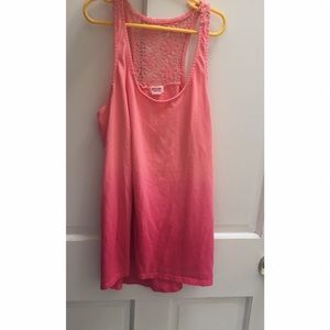 Ombré pink tank top