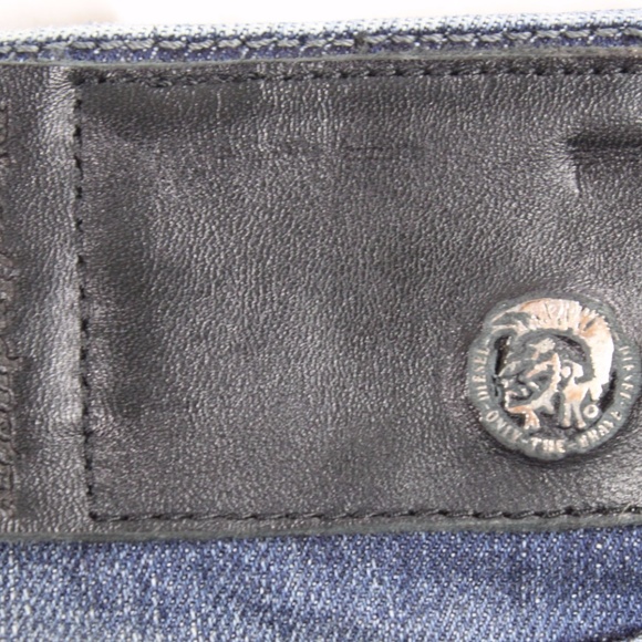 MENS DIESEL BUSTER SLIM TAPERED JEANS 30X34 NWT - Picture 4 of 7