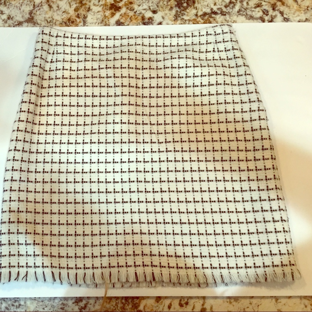 New York & Company Houndstooth Skirt