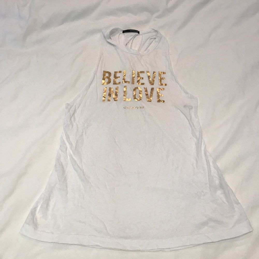 BELIEVE IN LOVE Printed Tank