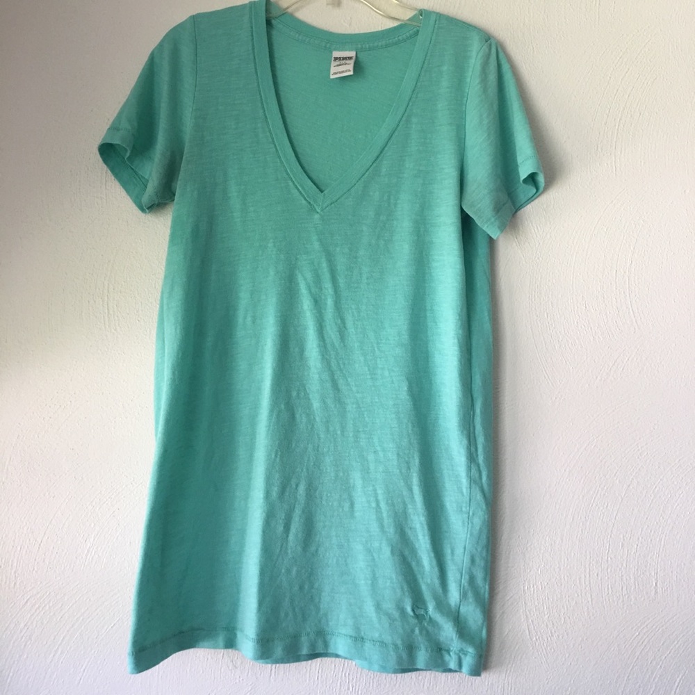 Mint PINK brand v-neck