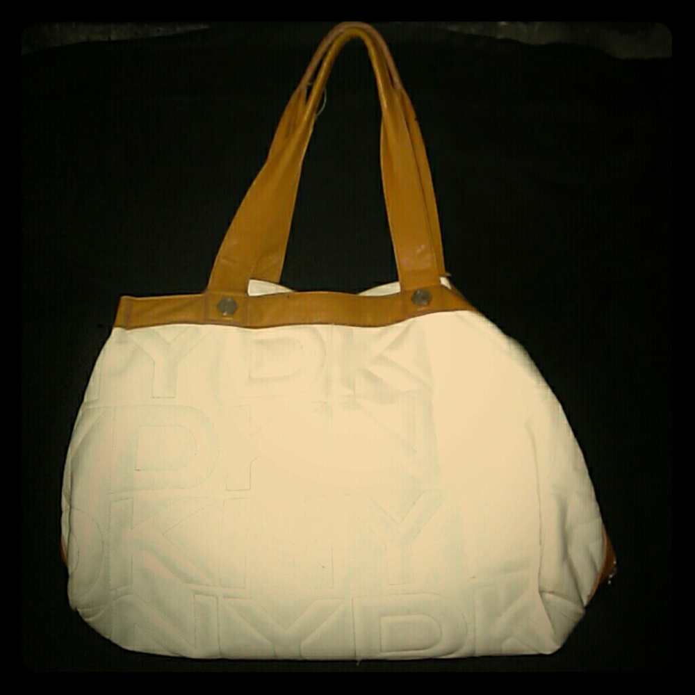 Dkny white purse