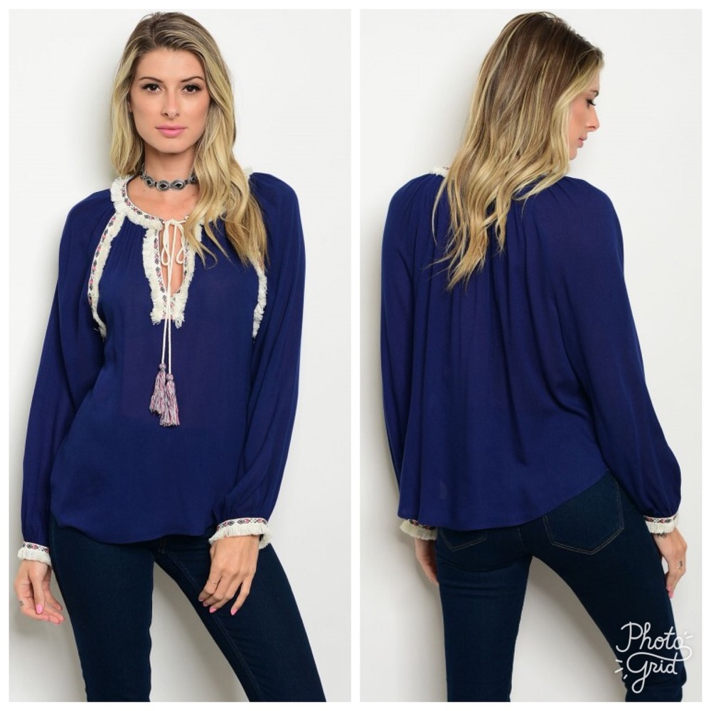 Navy Top