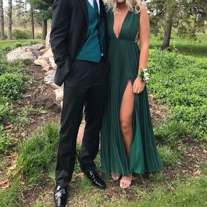 Fame & Partner Forest Green Allegra Dress