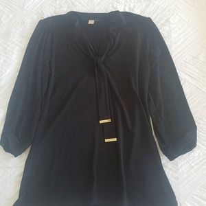Michael Kors 3/4 gathered sleeve blouse