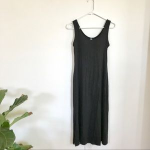 Black Jersey Knit Dress with Built in Bra