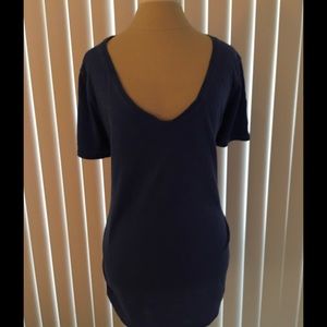 Lane Bryant Blue Slub tee 22/24