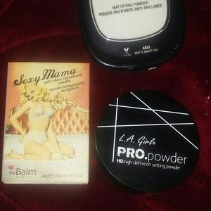 TheBalm, L.A. Girl & Wet 'N Wild setting powder bu