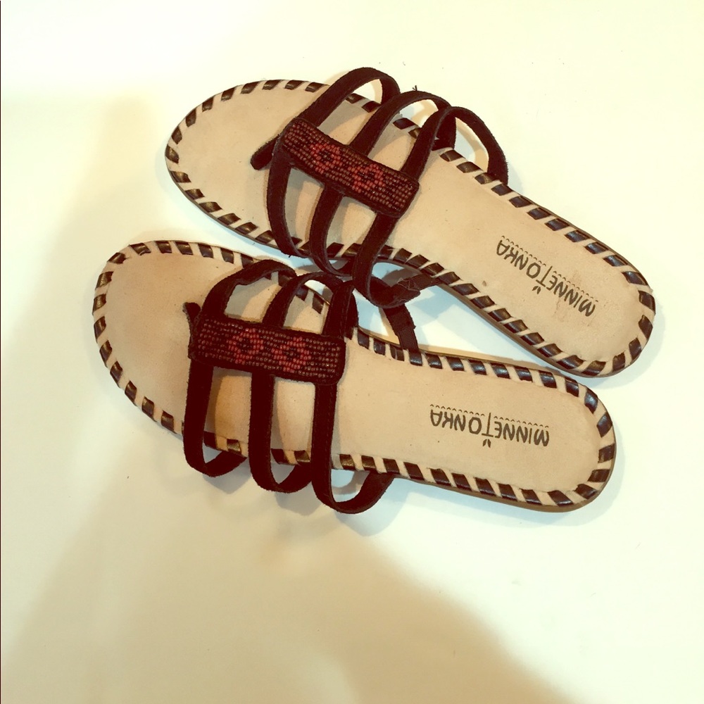 Minnetonka Leather Tribal Sandals size 7