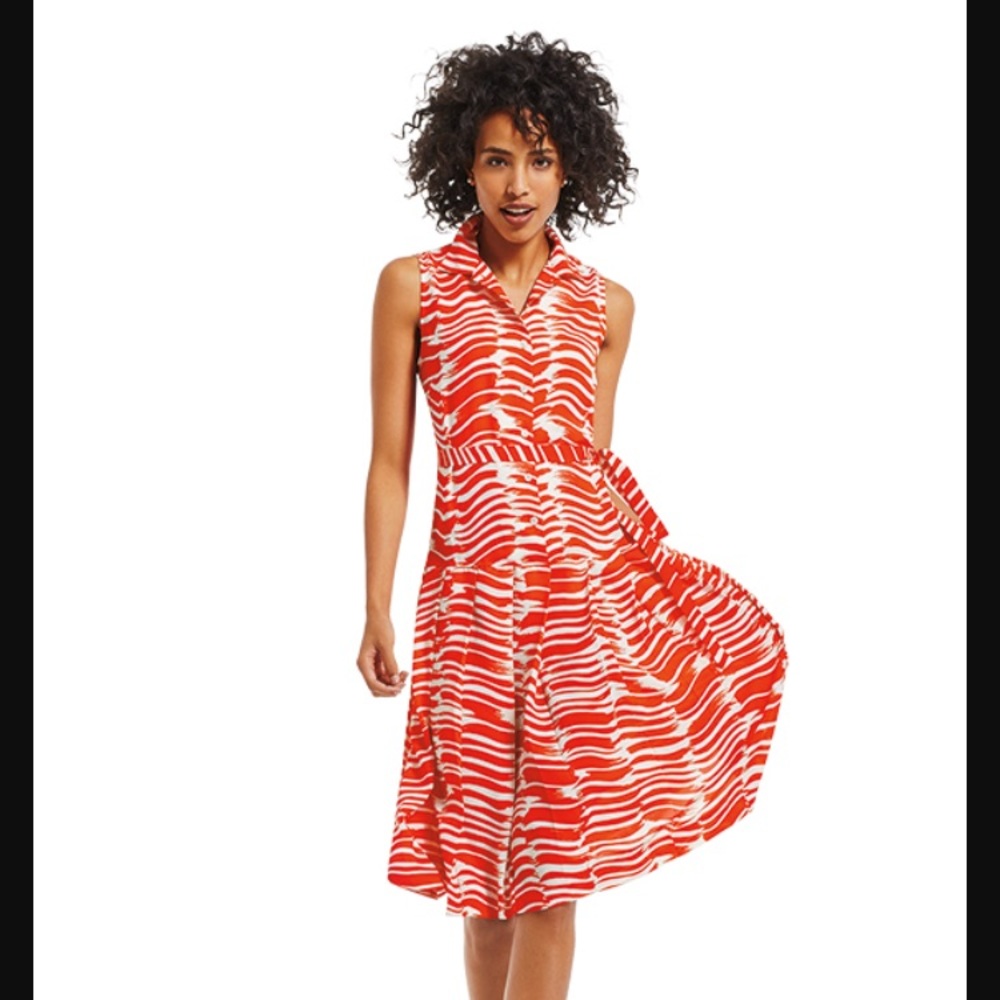 NEW!! CAbi Brushstroke Dress Medium