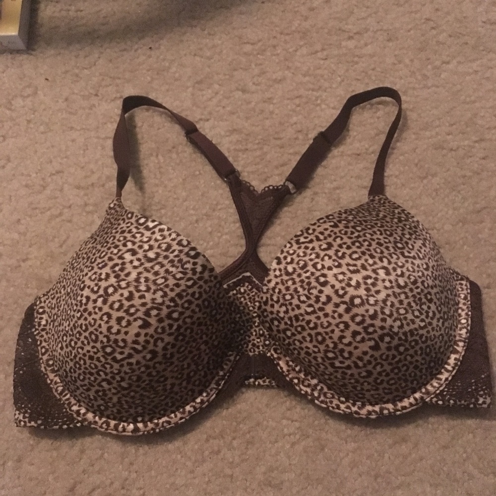 Maidenform bra, brown cheetah