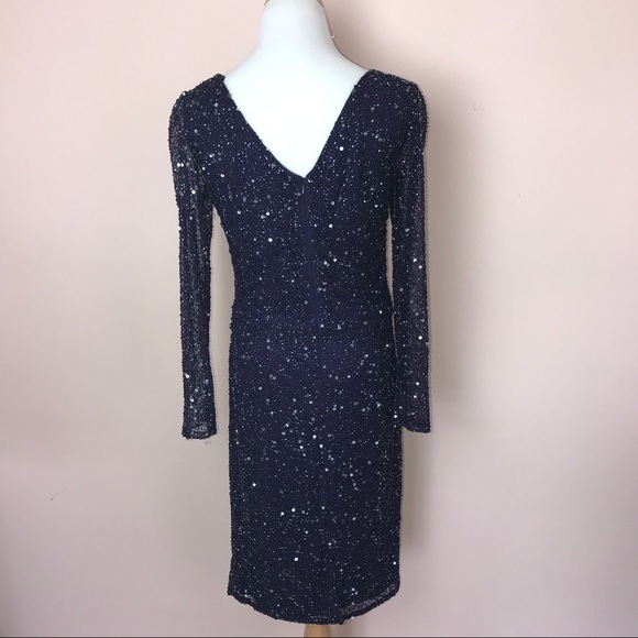 Patra Dress Size 6 Purple Sequined Party - Picture 5 of 5