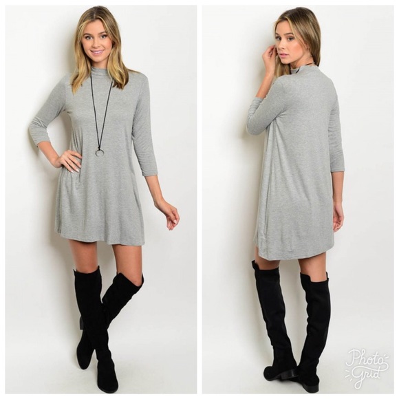 Heather Grey Dress - Picture 1 of 1