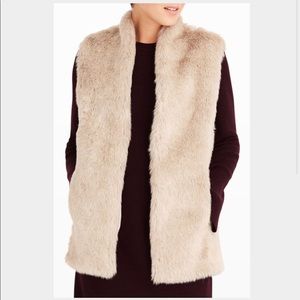 Club Monaco faux fur vest XS