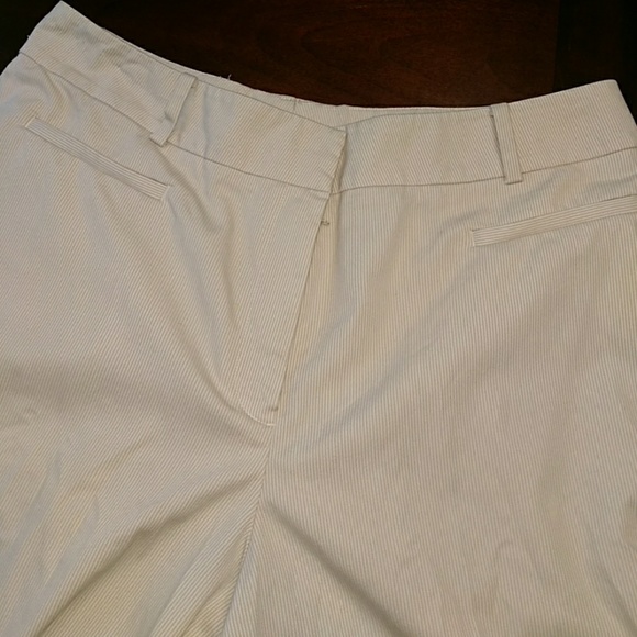 Women's Focus 2000 Cream striped slacks sz 14 - Picture 5 of 11