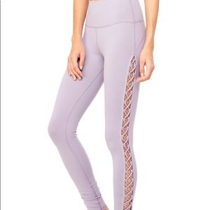 Alo interlace legging in purple
