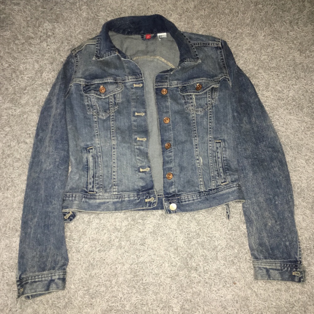 H&M - Denim Jacket with Gold Buttons