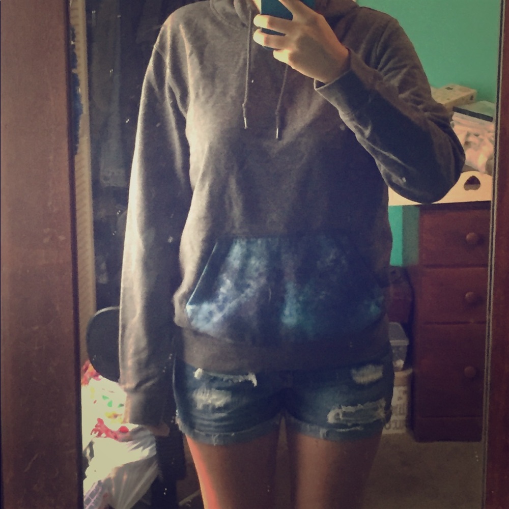 On The Byas grey and tie-dye hoodie from PacSun