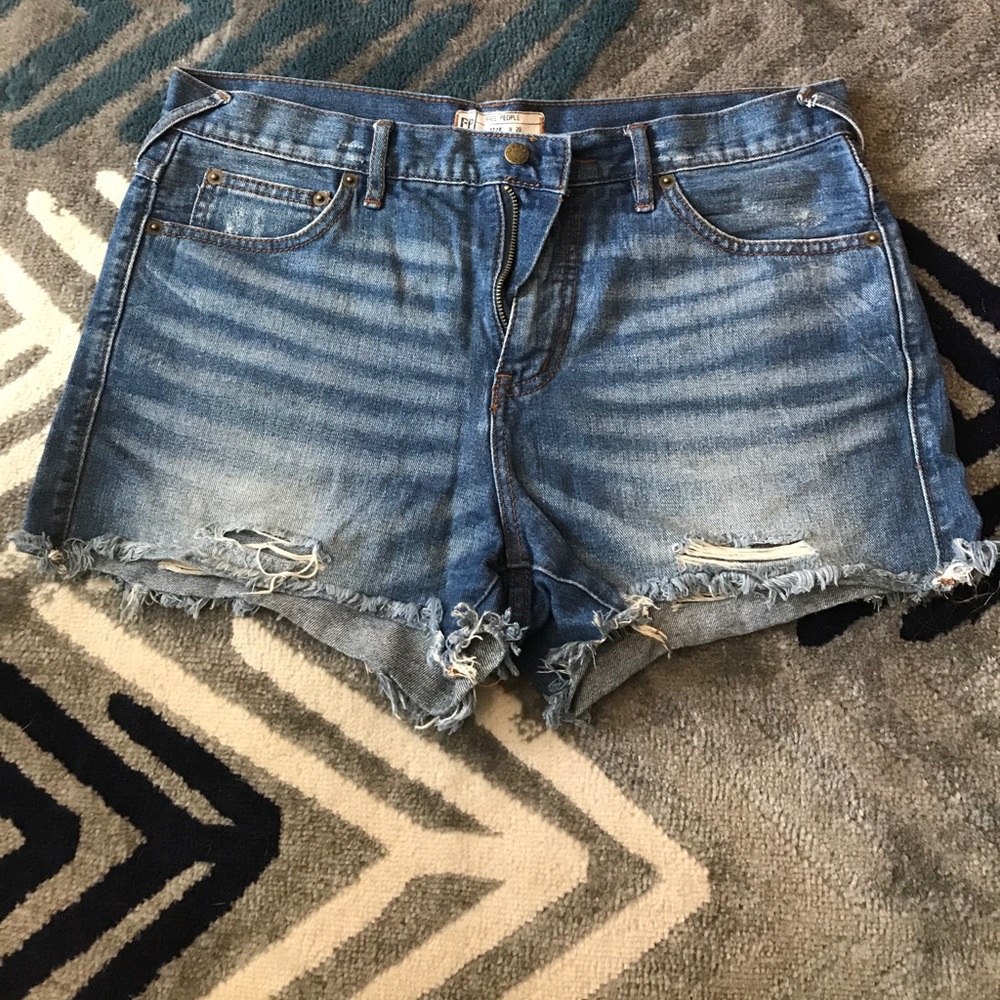 FREE PEOPLE Jean Shorts