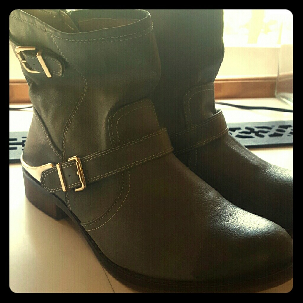 Green Ankle Boots