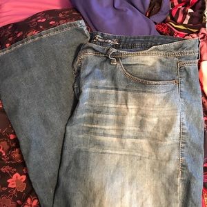 Source of wisdom bootcut jeans sz 26w