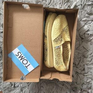 Yellow Lace Toms