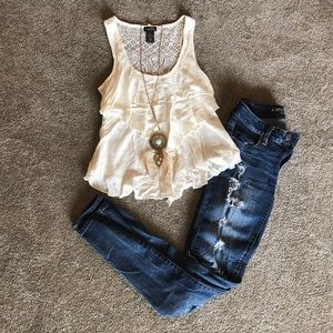 American Eagle Distressed Skinny Jeans